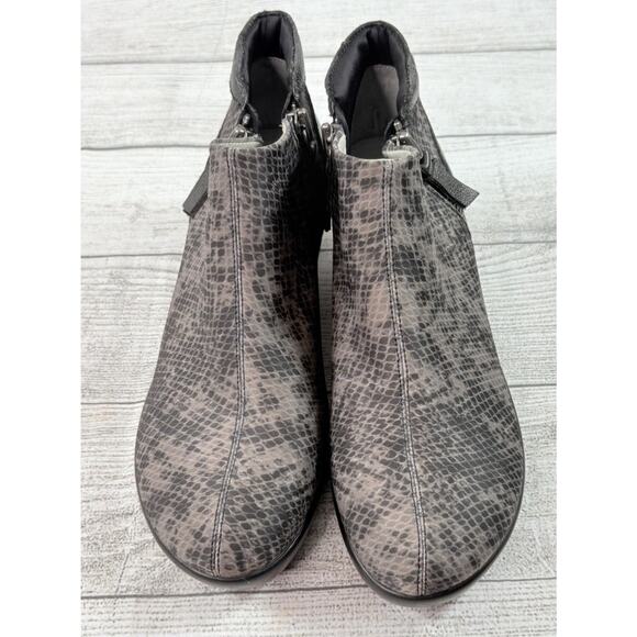 Alegria Sloan Snake Ankle Booties Zip Closure Platform Heels EU Size 40 - Picture 6 of 8